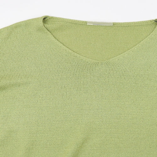 BHS Womens Green  Knit Pullover Sweatshirt Size 16