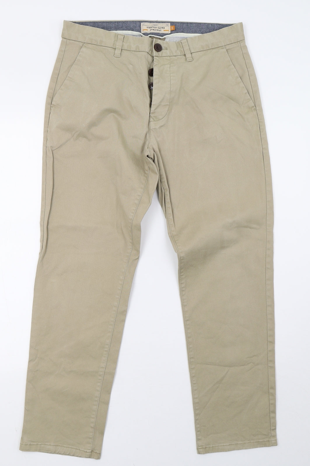 NEXT Womens Brown   Chino Trousers Size 32 L29 in