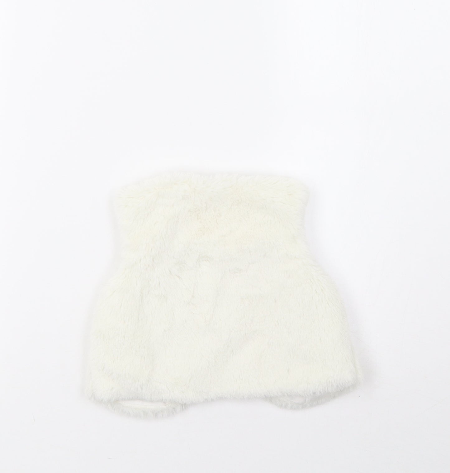 F&F Girls White   Gilet Jacket Size 12-18 Months