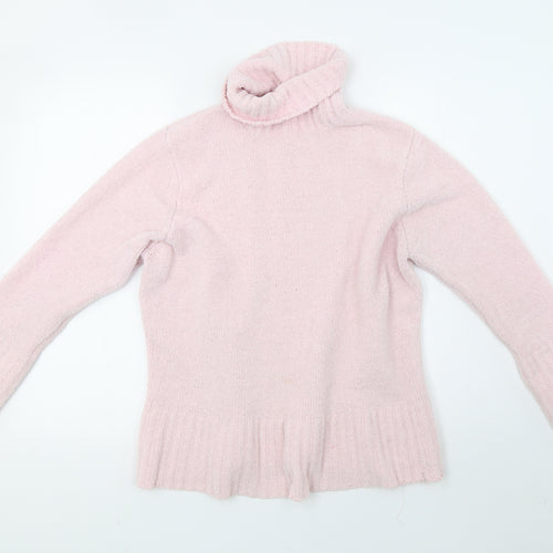 evie Womens Pink  Knit Pullover Sweatshirt Size 16