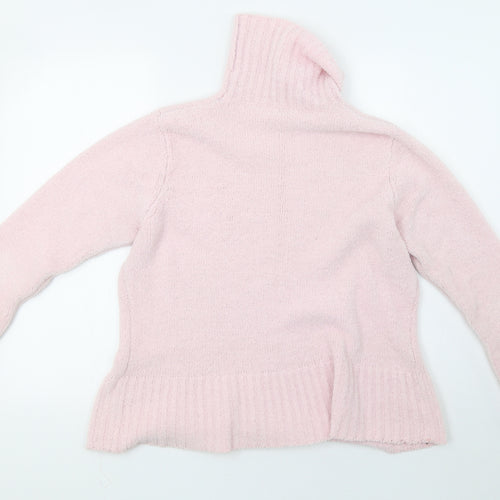 evie Womens Pink  Knit Pullover Sweatshirt Size 16
