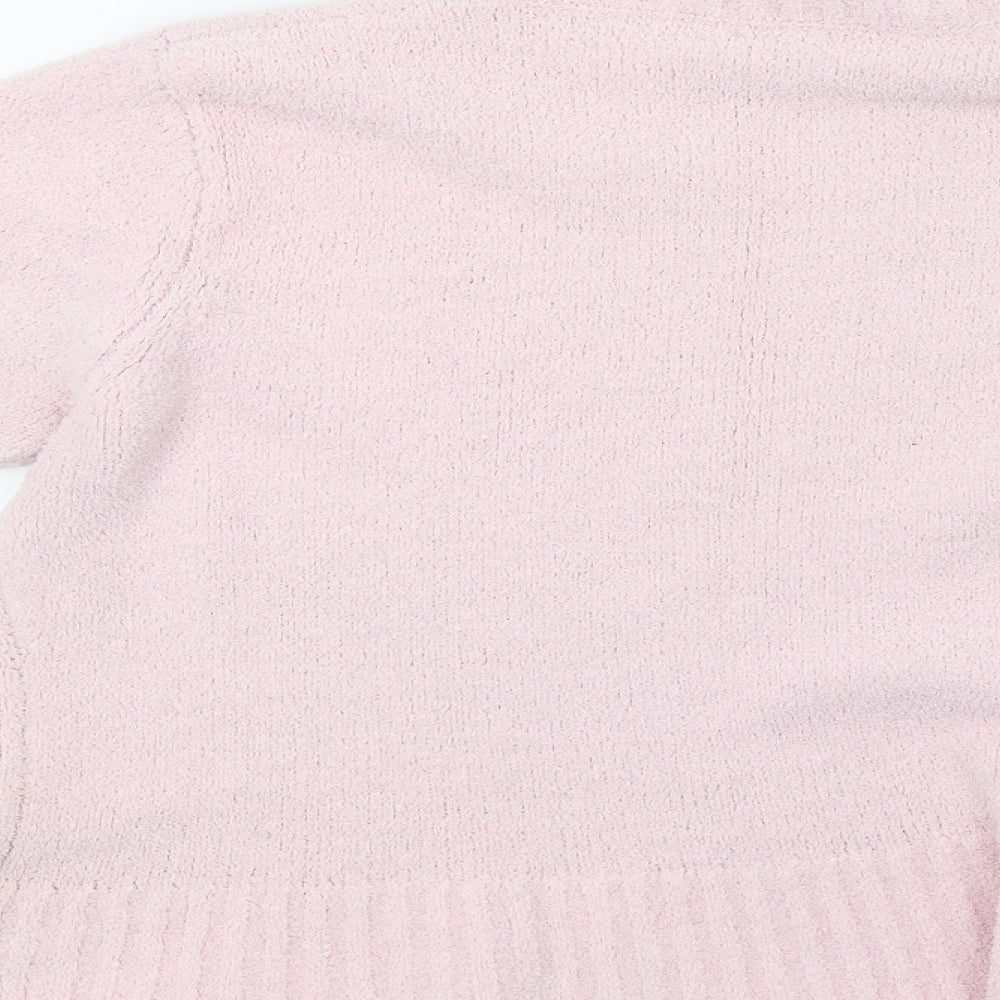 evie Womens Pink  Knit Pullover Sweatshirt Size 16