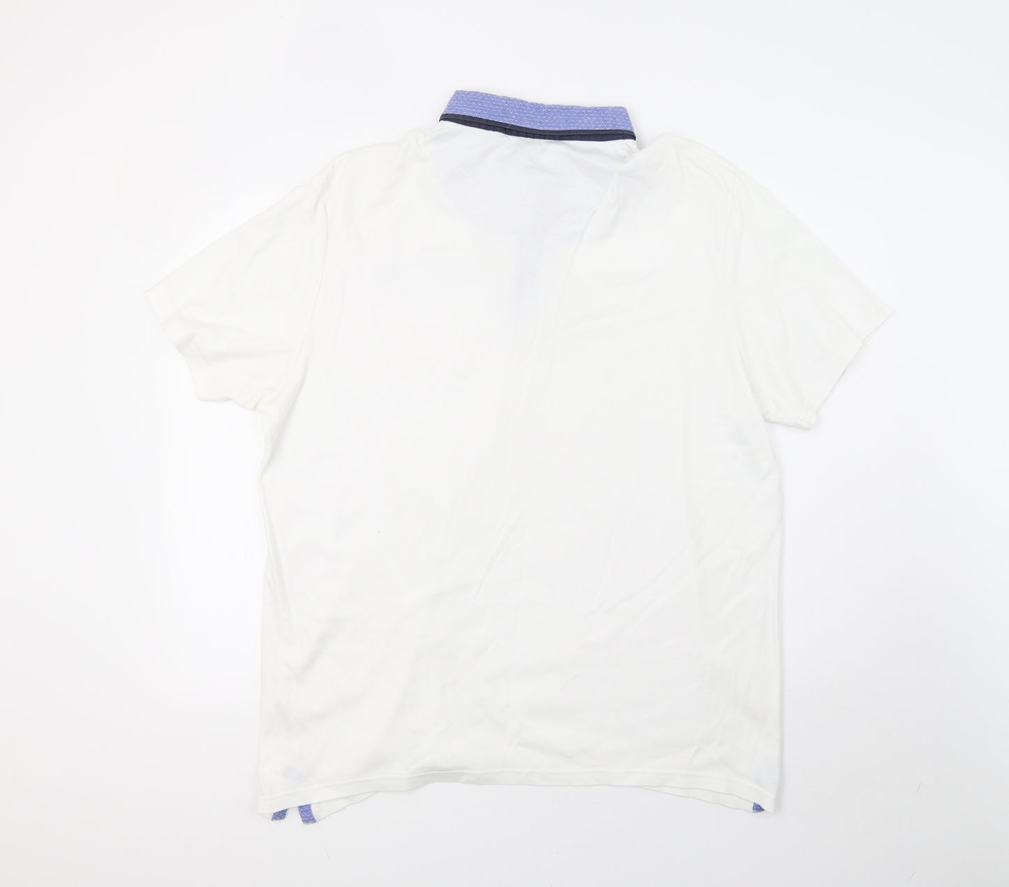 George Mens White    Polo Size 2XL