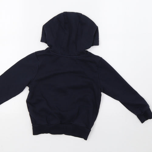 George Boys Blue   Full Zip Hoodie Size 3-4 Years
