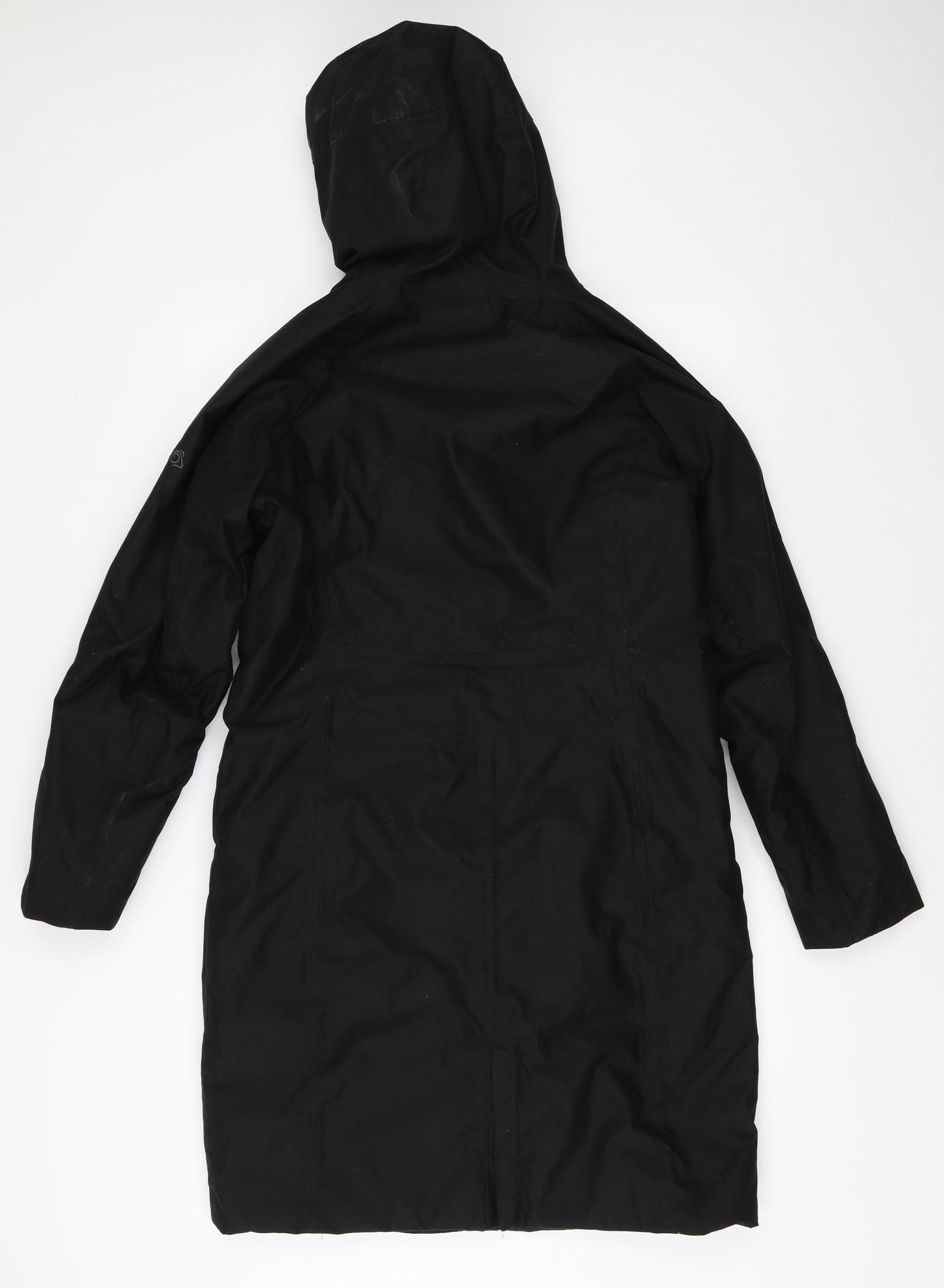 Craghoppers Womens Black   Overcoat Coat Size 10
