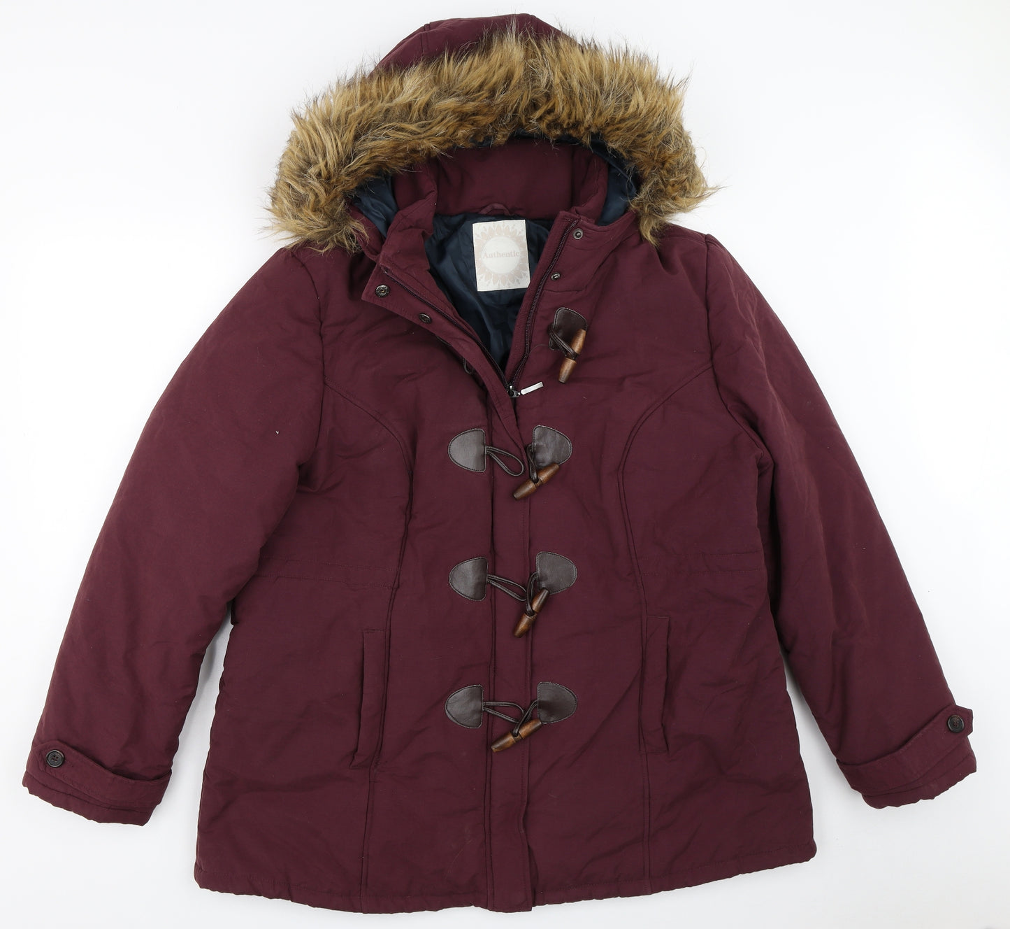 BHS Womens Purple   Parka Coat Size 20