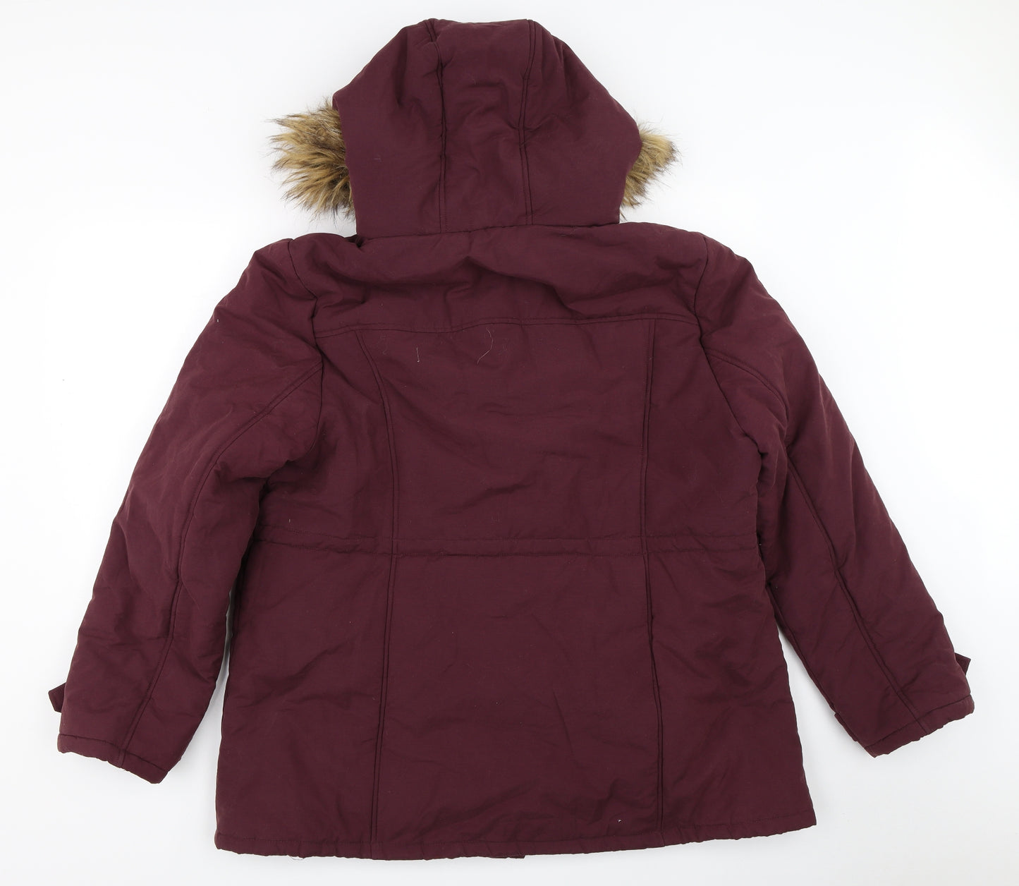 BHS Womens Purple   Parka Coat Size 20