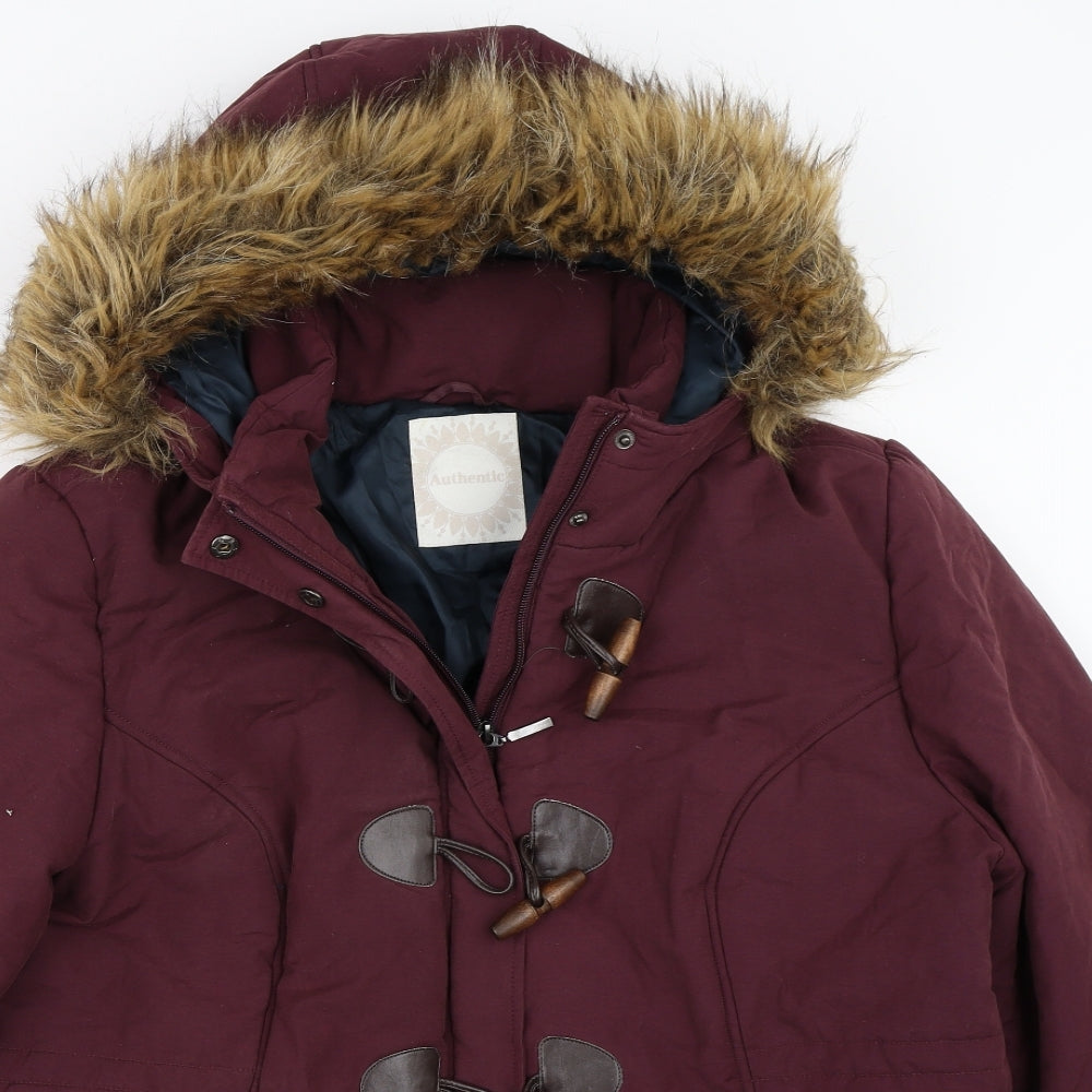 BHS Womens Purple   Parka Coat Size 20