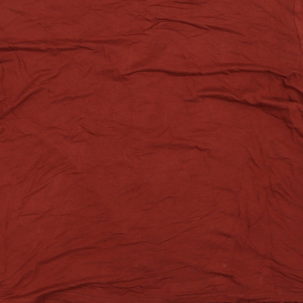 New Look Womens Brown   Basic T-Shirt Size 14