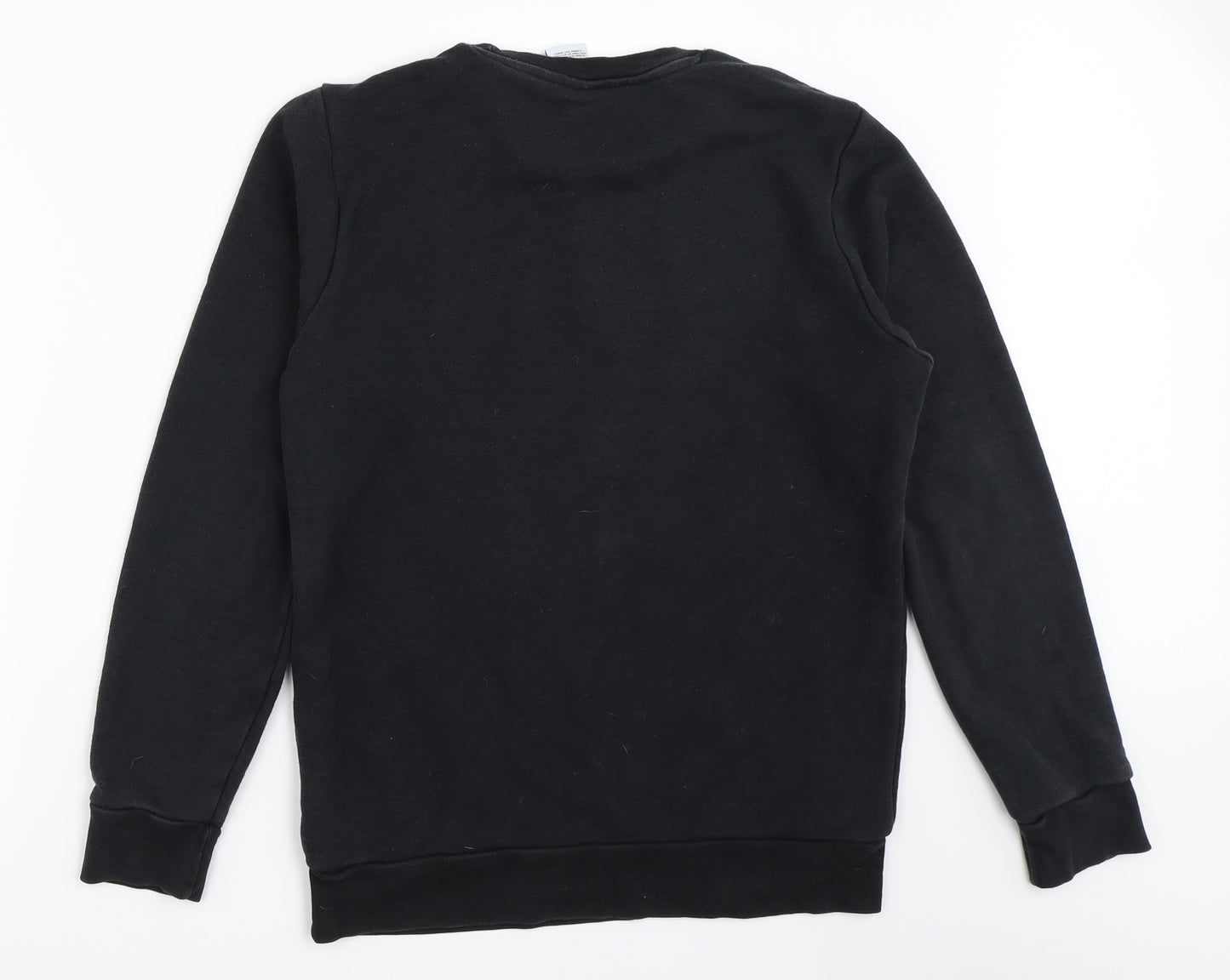 adidas Boys Black   Pullover Sweatshirt Size 13-14 Years