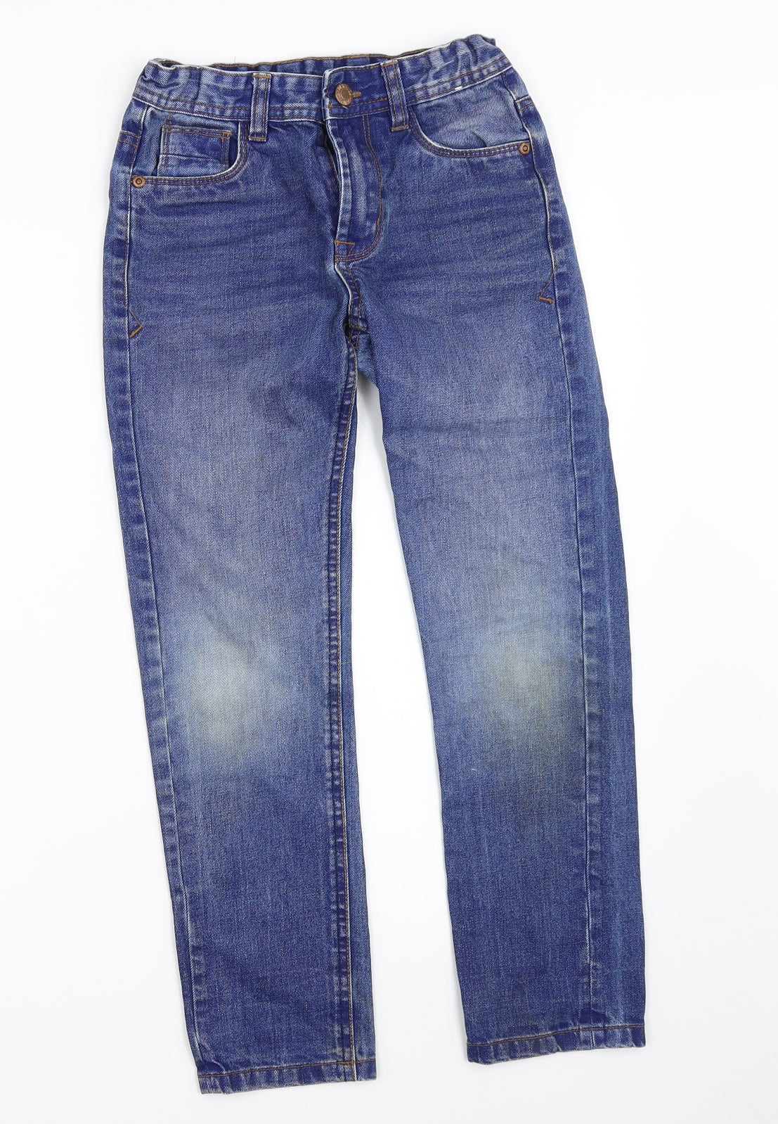 Primark Boys Blue  Denim Straight Jeans Size 8-9 Years