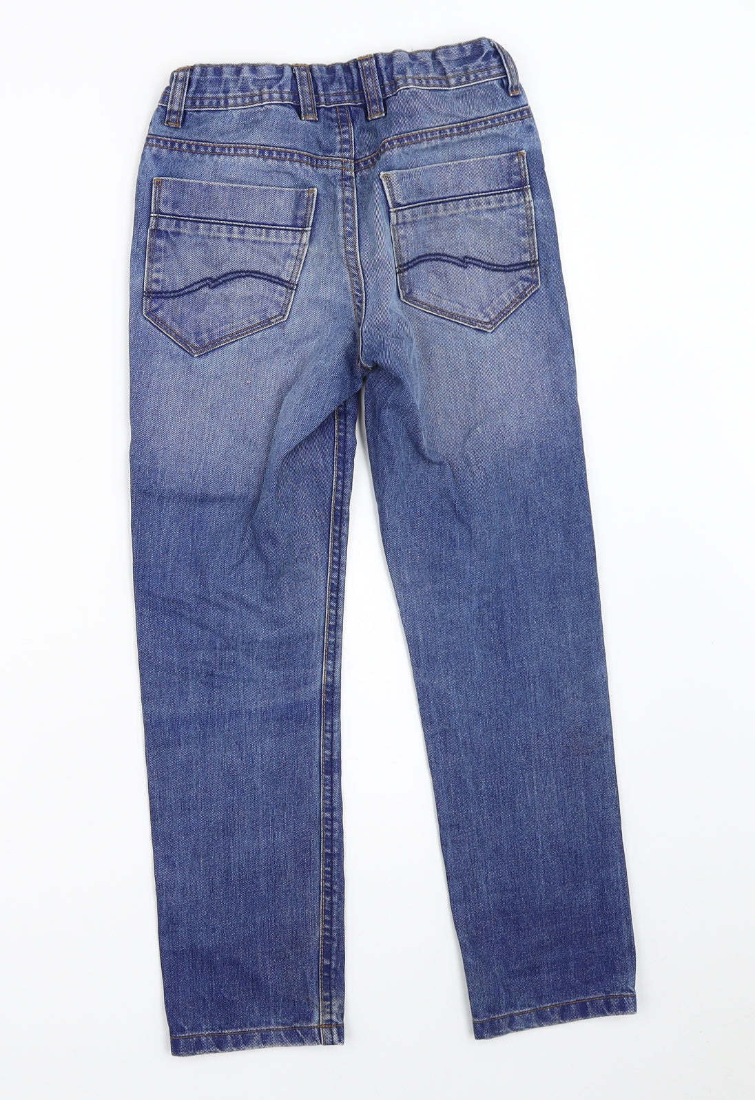 Primark Boys Blue  Denim Straight Jeans Size 8-9 Years