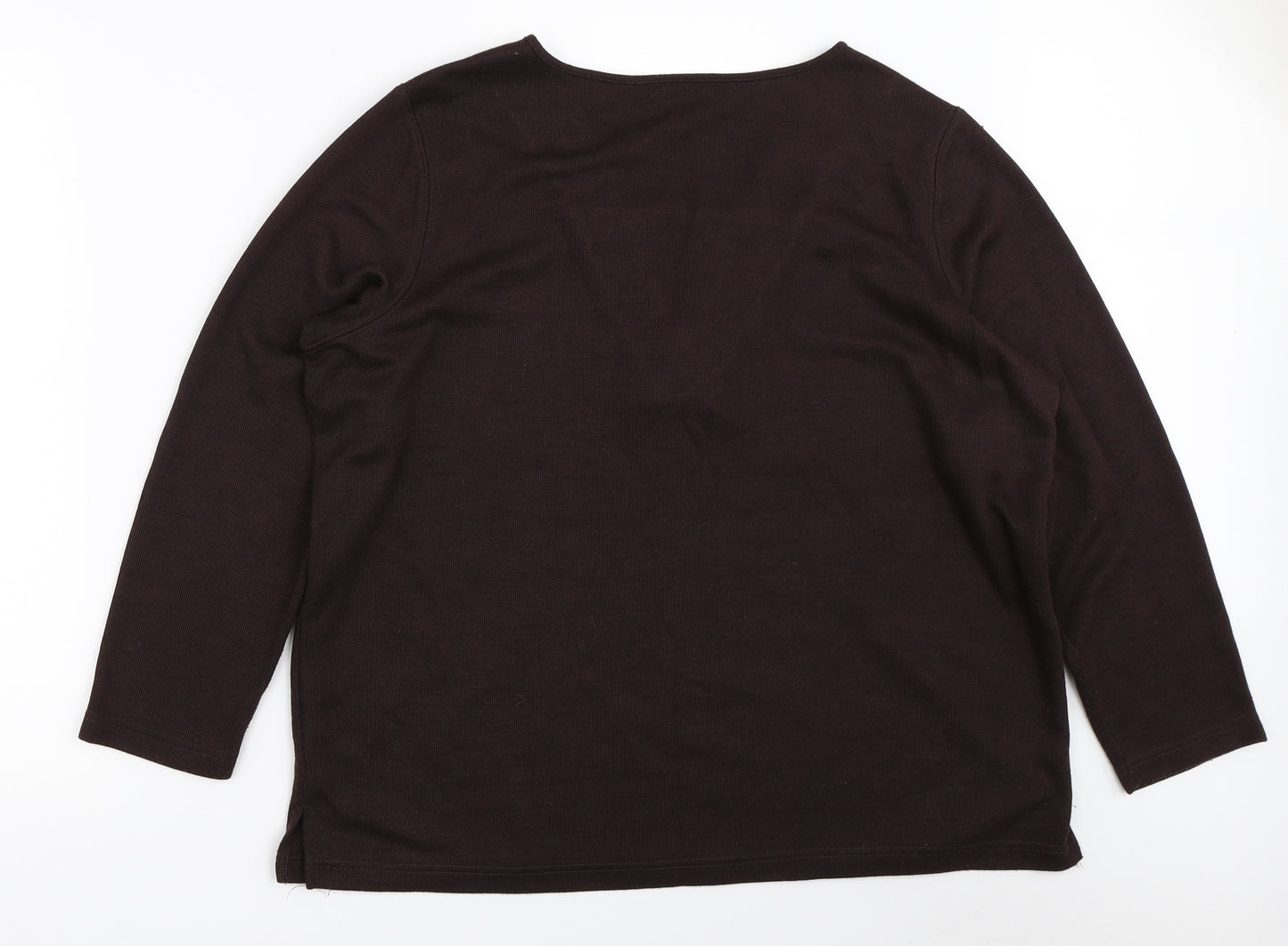 BM Womens Brown   Pullover Jumper Size L