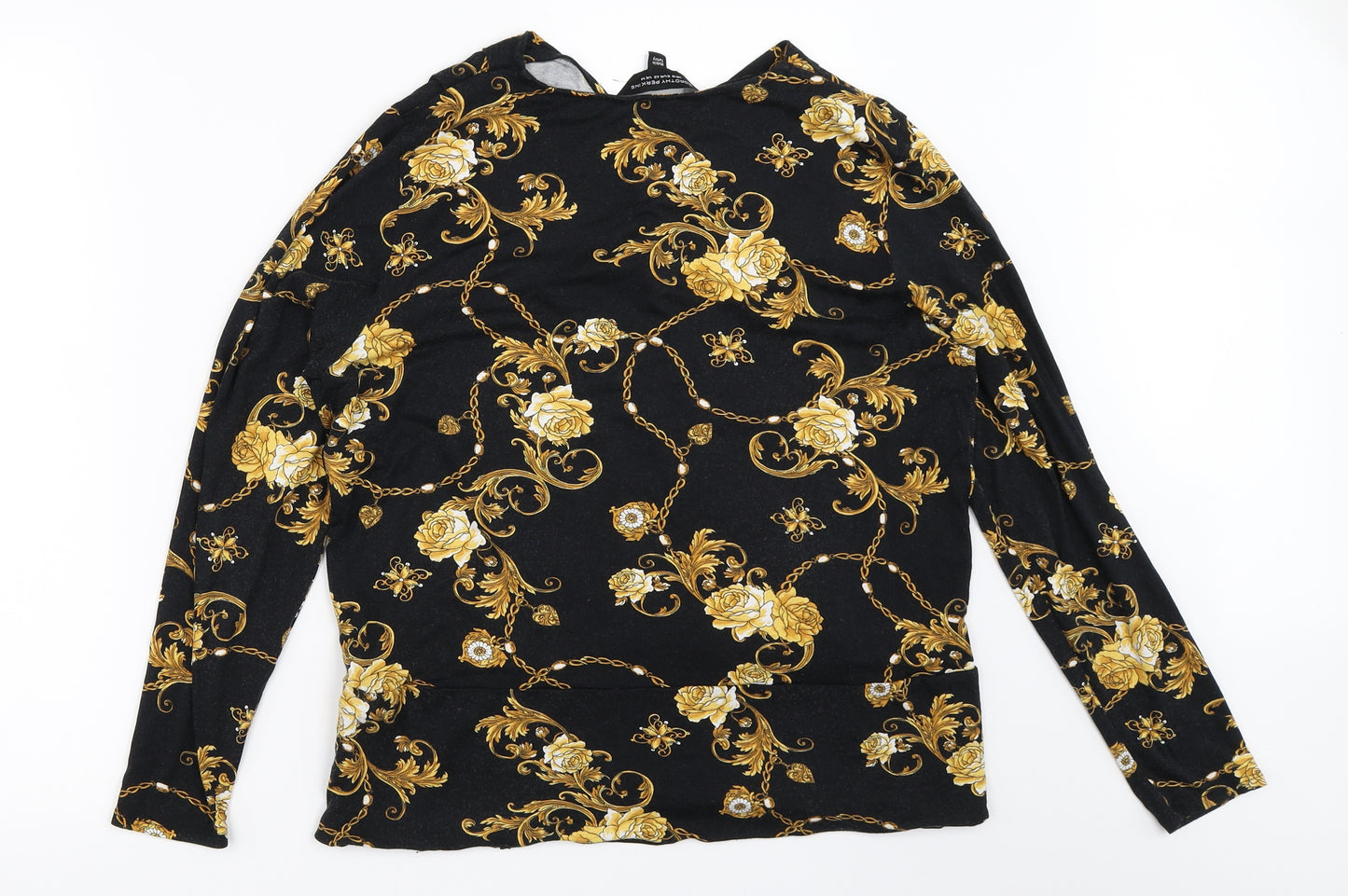 Dorothy Perkins Womens Black   Basic T-Shirt Size 14