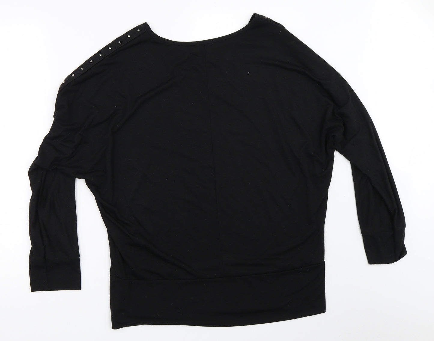 New Look Womens Black   Pullover Sweatshirt Size 14