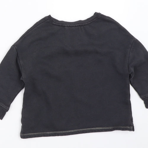 NEXT Girls Grey   Pullover Sweatshirt Size 3 Years