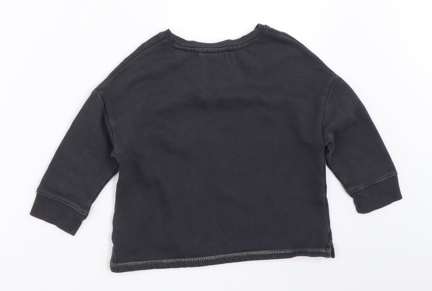 NEXT Girls Grey   Pullover Sweatshirt Size 3 Years