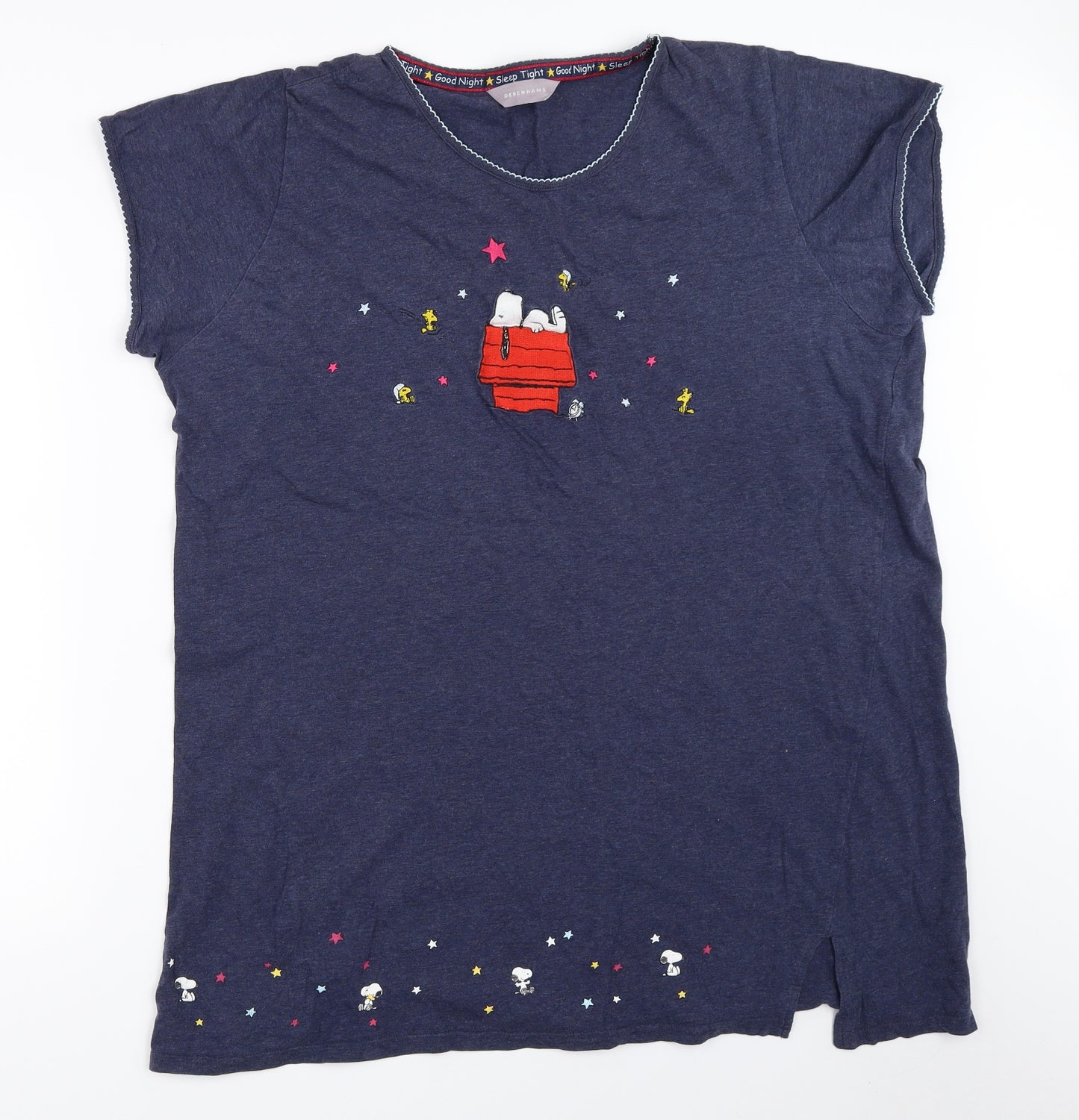 Debenhams Womens Blue Solid  Top Dress Size 18  - snoopy