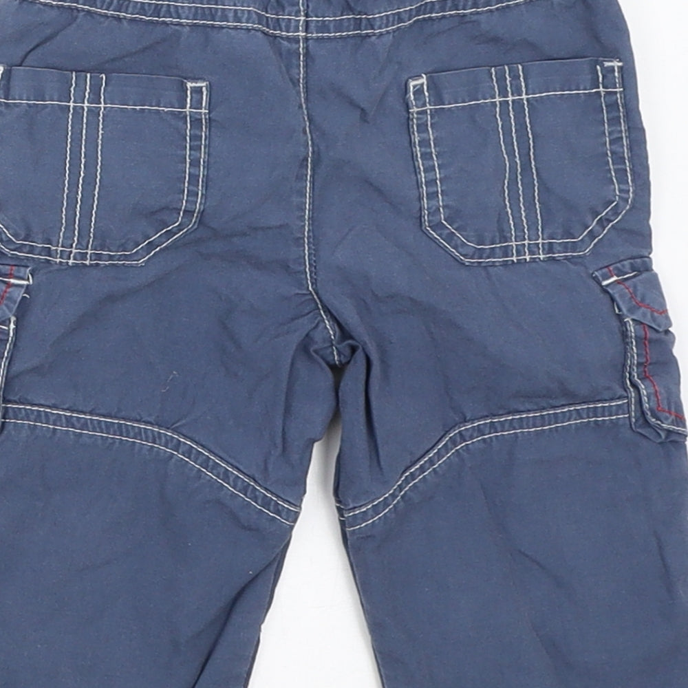 TU Boys Blue   Cargo Trousers Size 6-9 Months