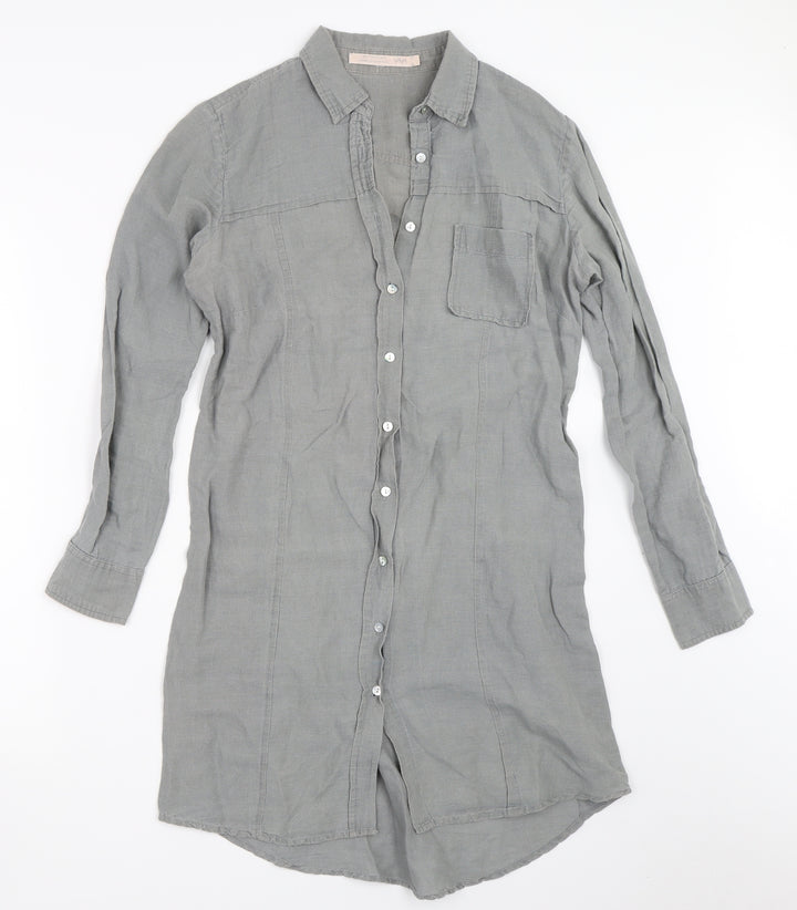 YAYA Womens Grey   Shirt Dress  Size 36