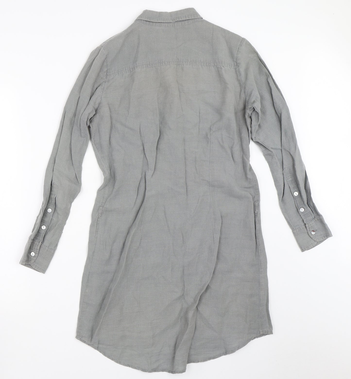 YAYA Womens Grey   Shirt Dress  Size 36