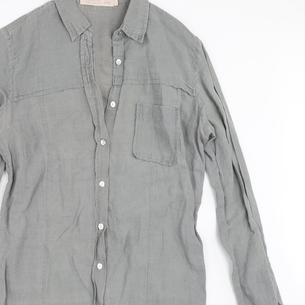 YAYA Womens Grey   Shirt Dress  Size 36