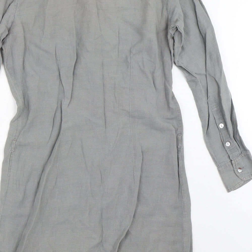 YAYA Womens Grey   Shirt Dress  Size 36