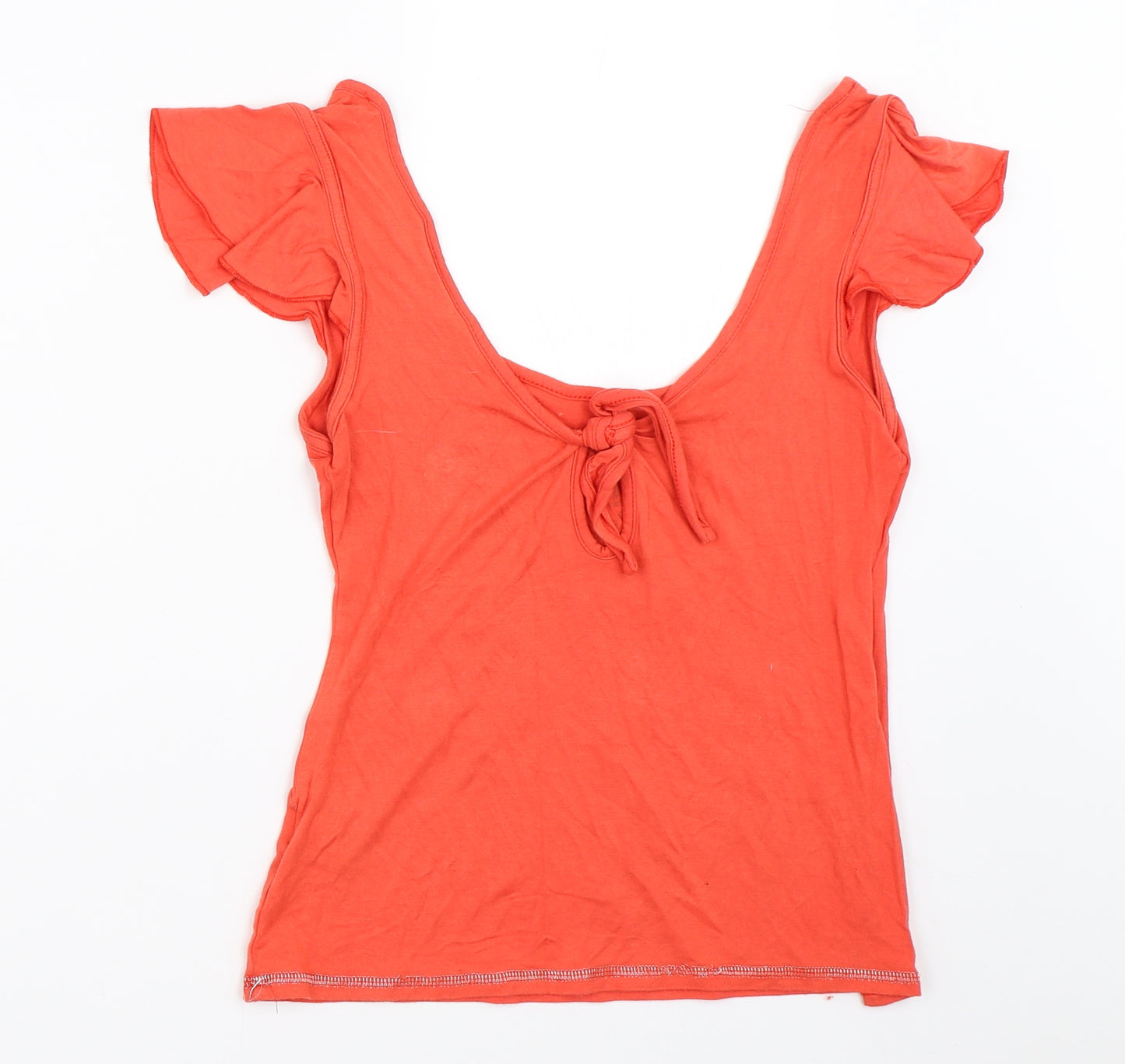 Jane Norman Womens Orange   Basic Tank Size 12