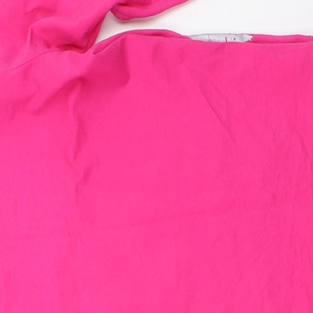 George Girls Pink   Basic T-Shirt Size 4-5 Years  - minnie mouse halloween