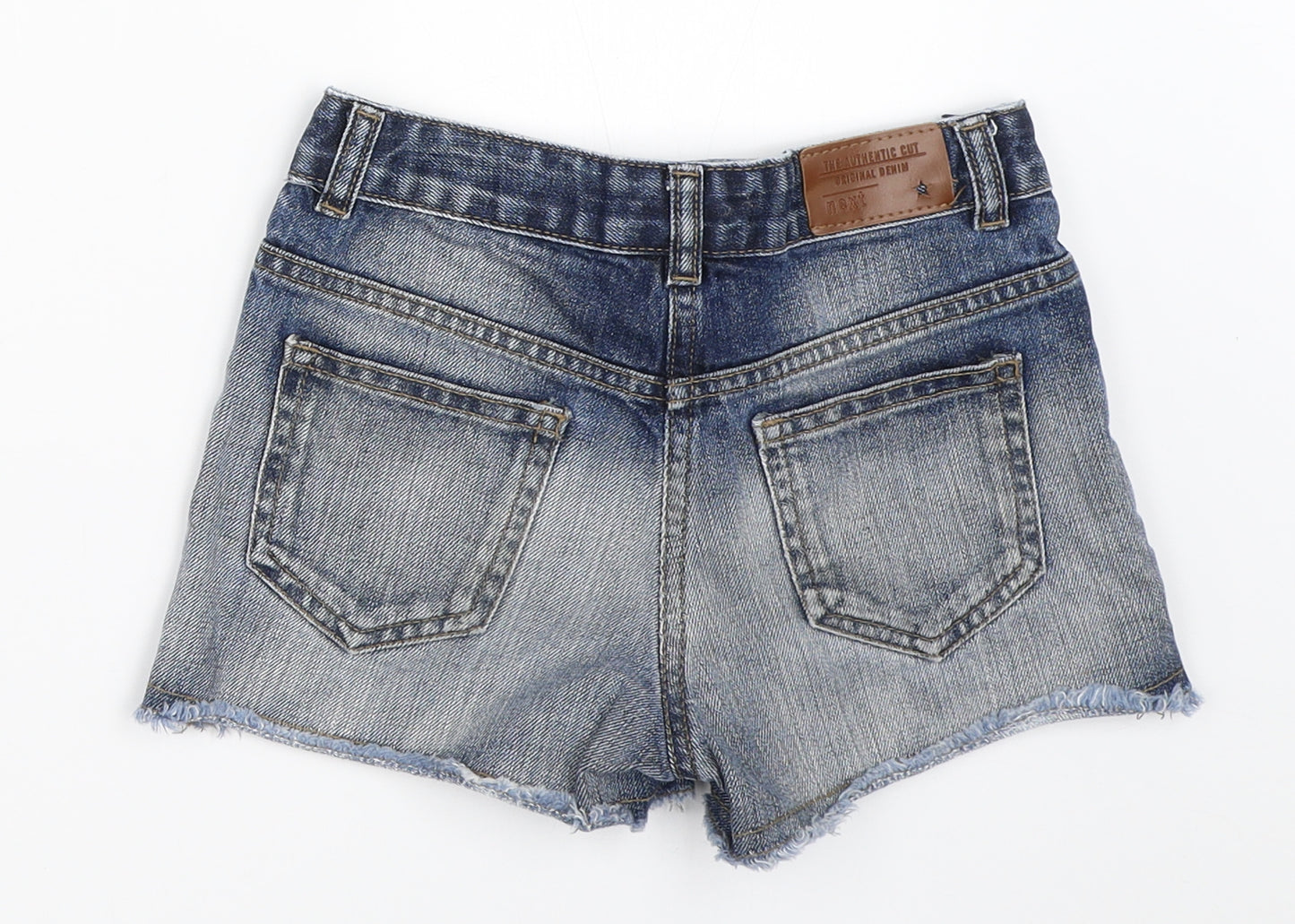 NEXT Girls Blue  Denim Hot Pants Shorts Size 7 Years