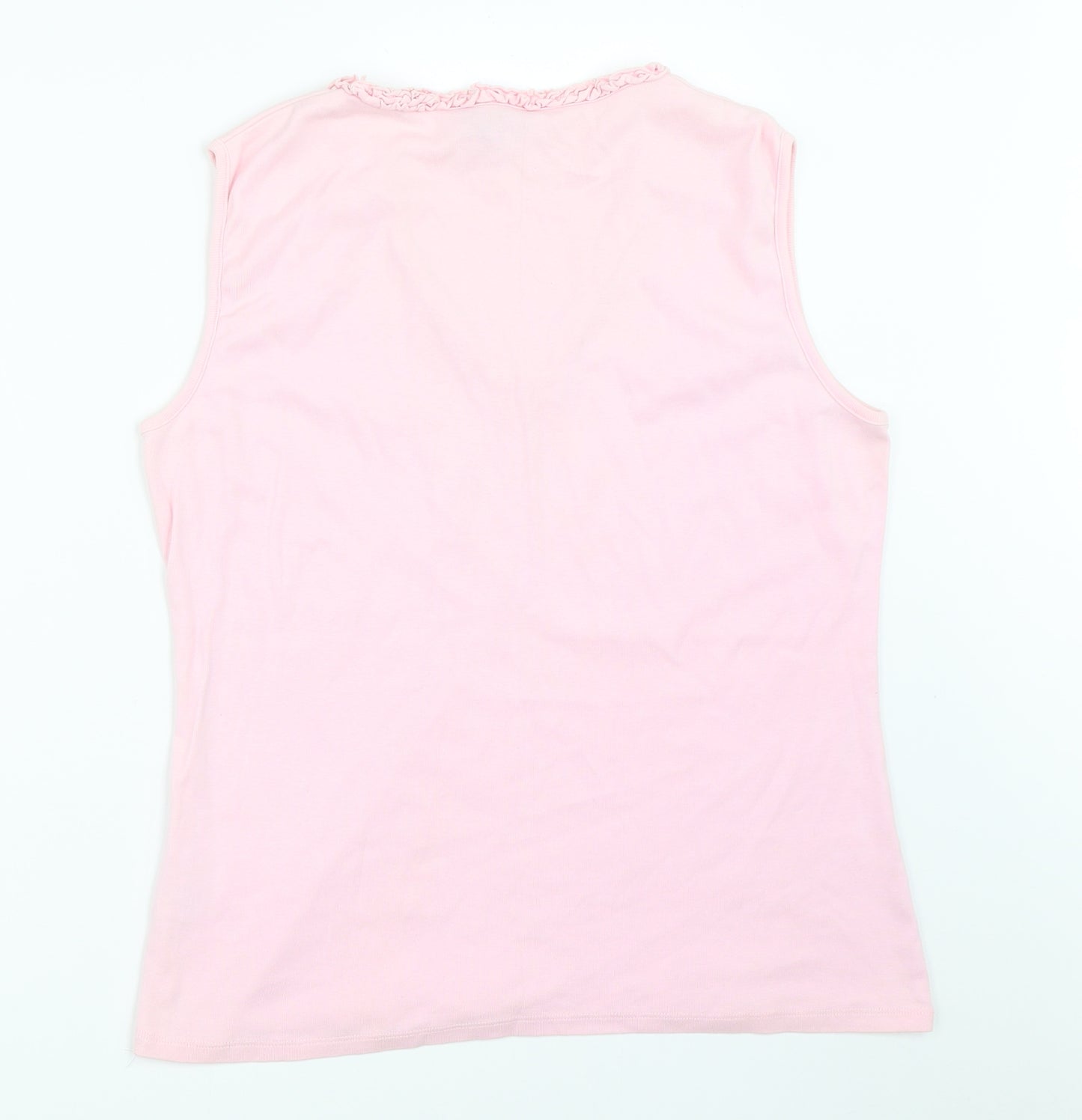 Casual Club Womens Pink   Basic Tank Size 16