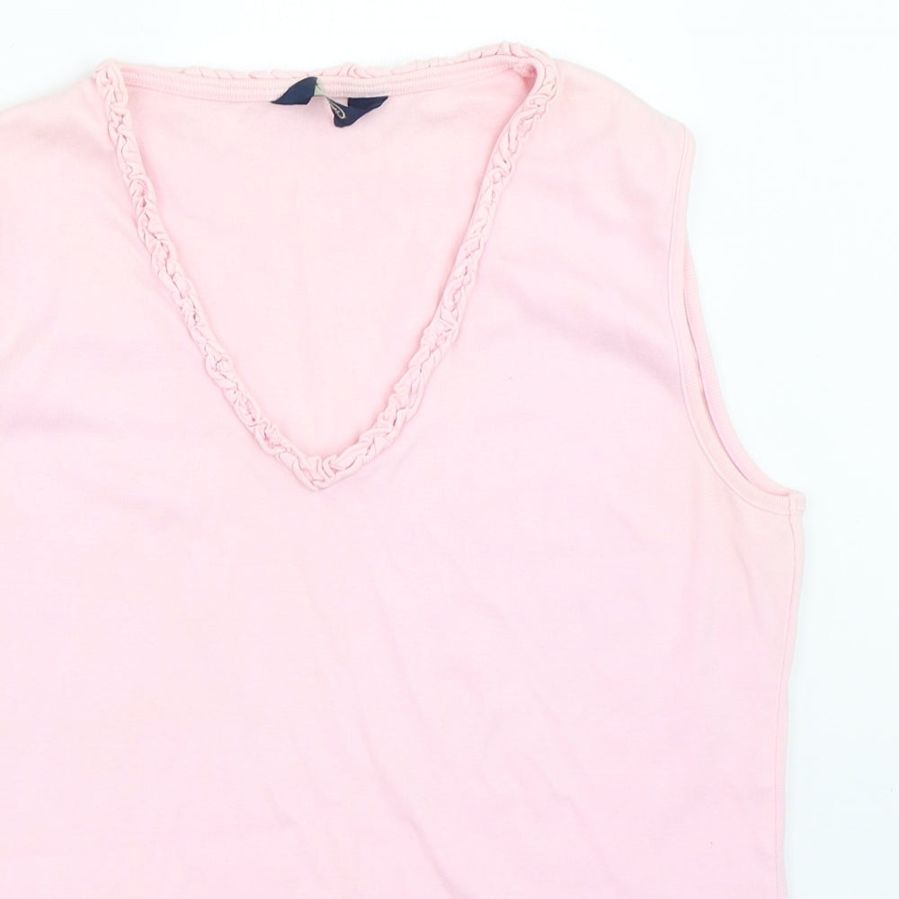 Casual Club Womens Pink   Basic Tank Size 16