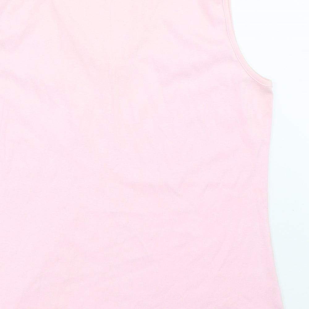 Casual Club Womens Pink   Basic Tank Size 16