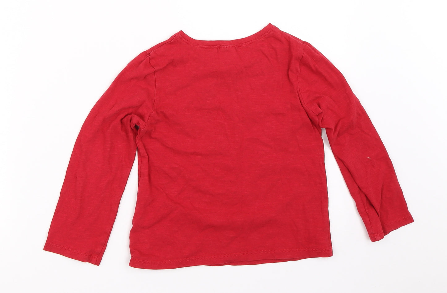 NEXT Girls Red   Basic T-Shirt Size 3-4 Years
