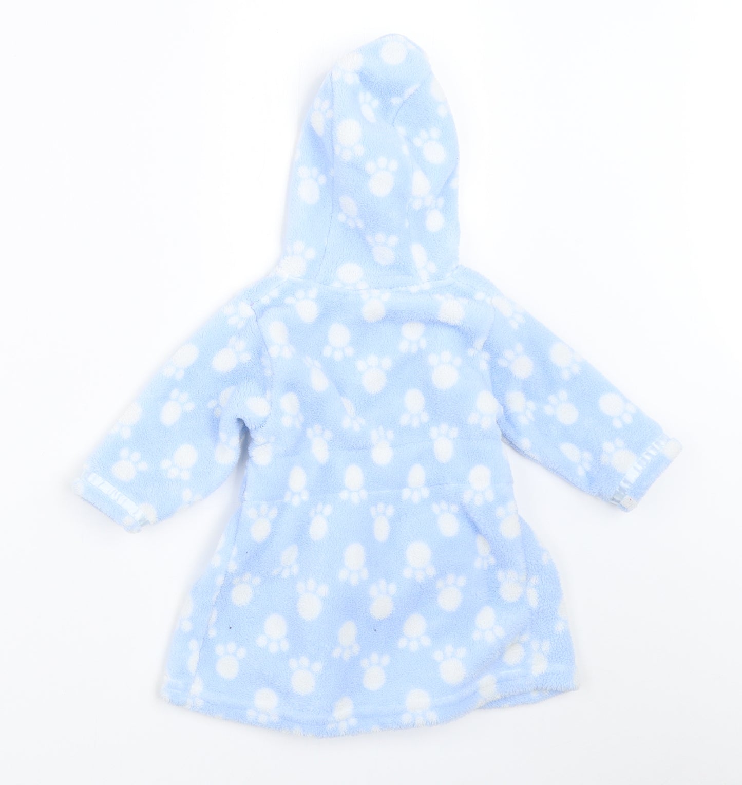 Peacocks Boys Blue Solid  Kaftan Robe Size 3-6 Months
