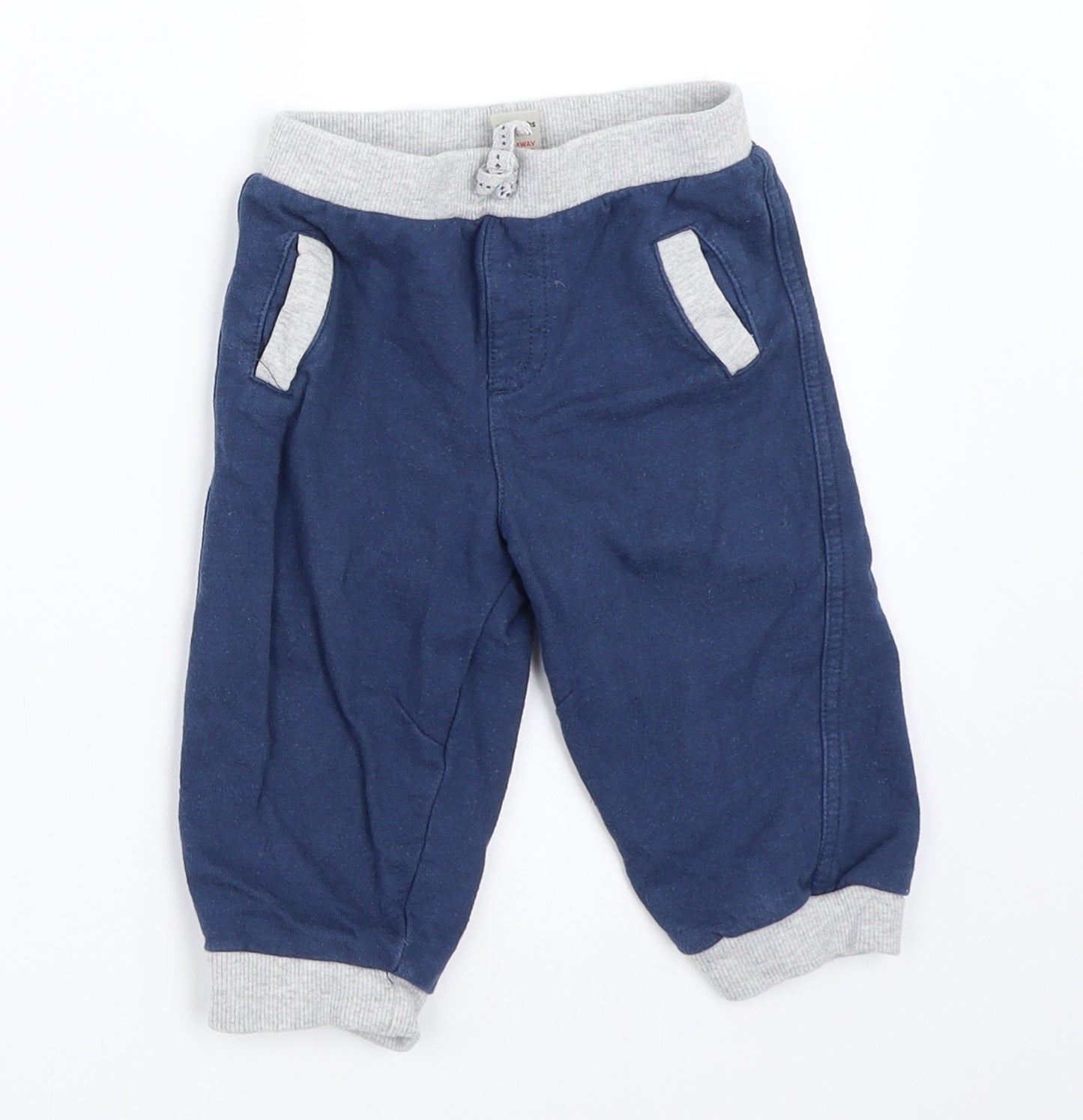 TU Boys Blue   Jogger Trousers Size 9-12 Months