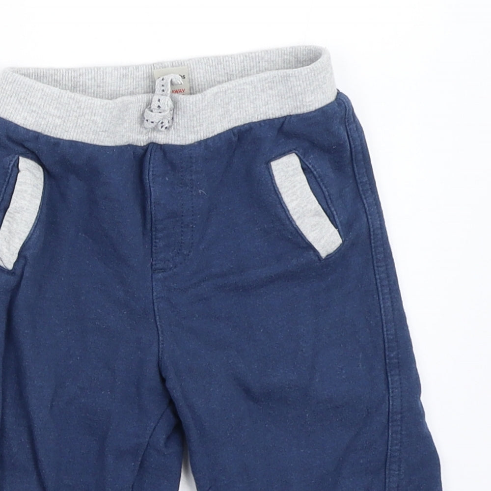 TU Boys Blue   Jogger Trousers Size 9-12 Months