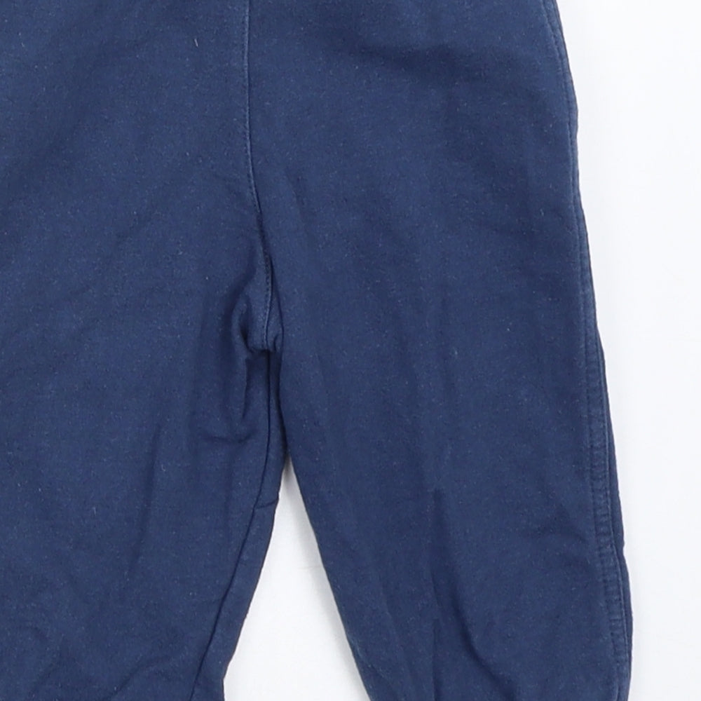 TU Boys Blue   Jogger Trousers Size 9-12 Months