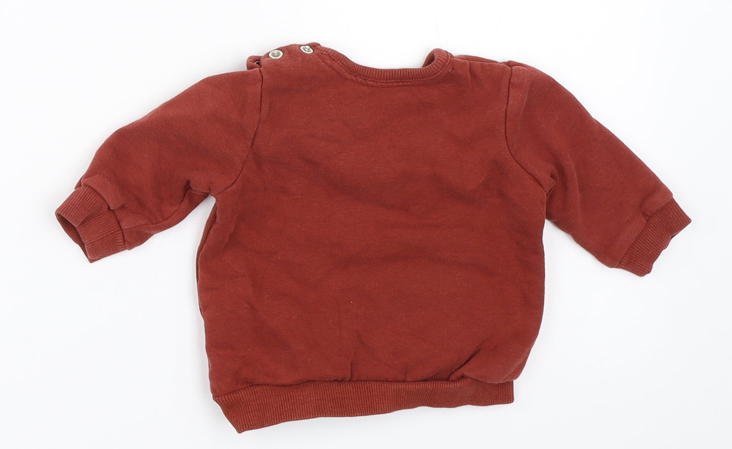 George Boys Orange   Pullover Jumper Size 0-3 Months