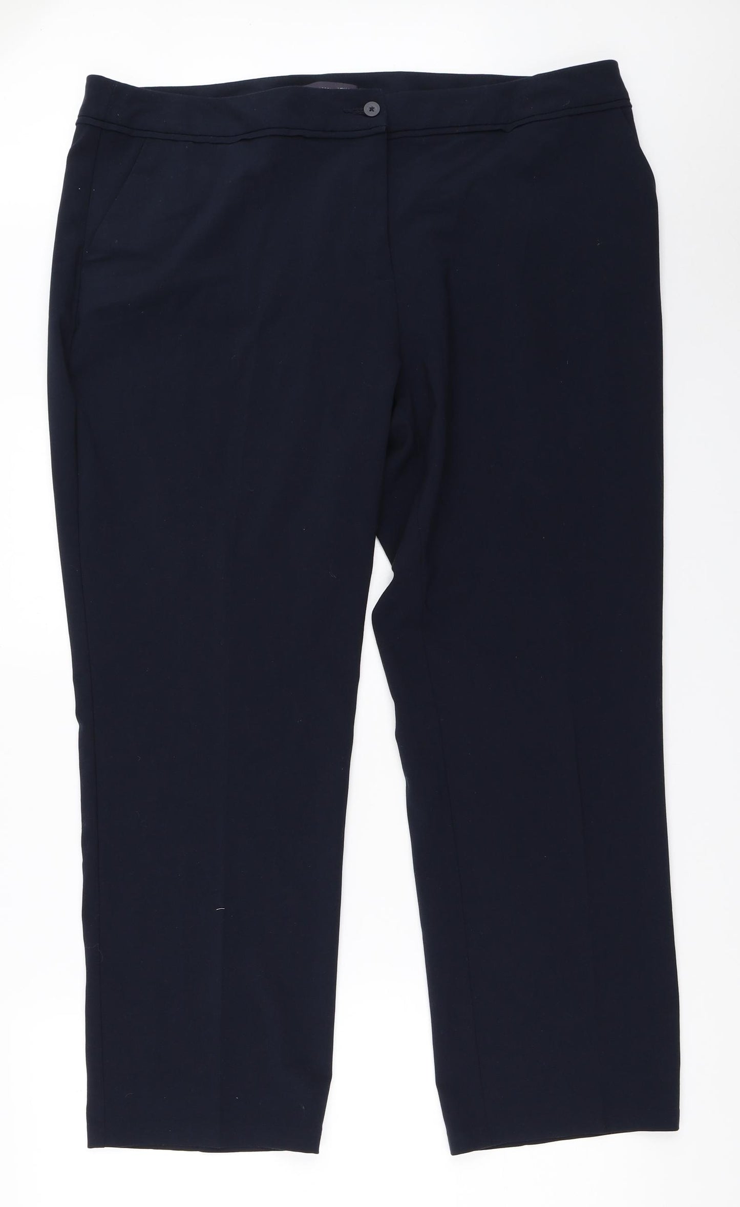 Marks and Spencer Womens Blue   Trousers  Size 20 L28.5 in