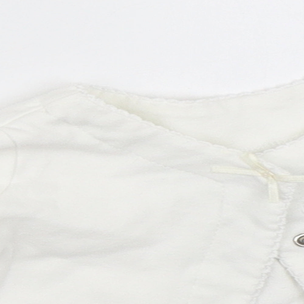 Sterling Baby Girls White   Cardigan Jumper Size 3-6 Months