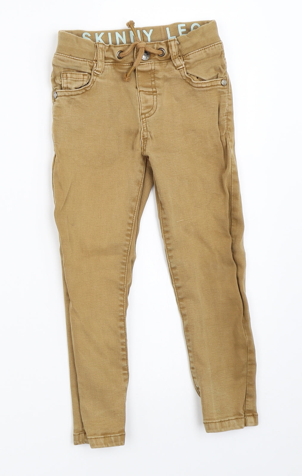 Marks and Spencer Boys Beige   Skinny Jeans Size 4-5 Years