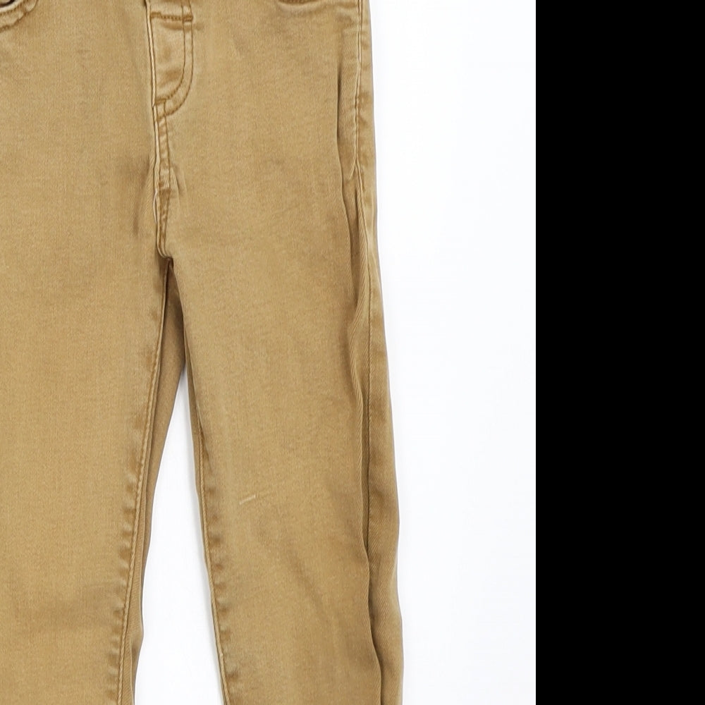 Marks and Spencer Boys Beige   Skinny Jeans Size 4-5 Years