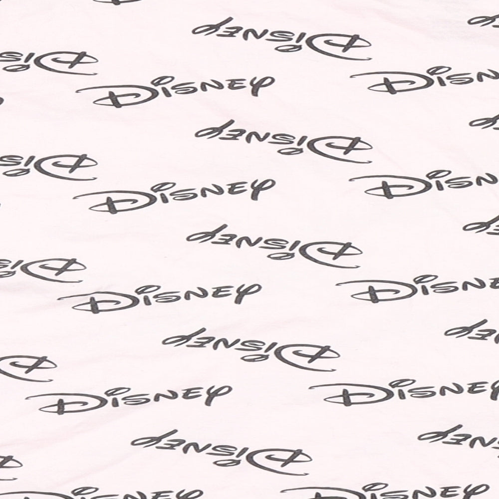 Love to lounge  Womens Pink Solid  Top Pyjama Top Size L  - Disney