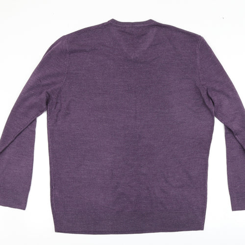 Thomas Nash Mens Purple   Pullover Jumper Size L