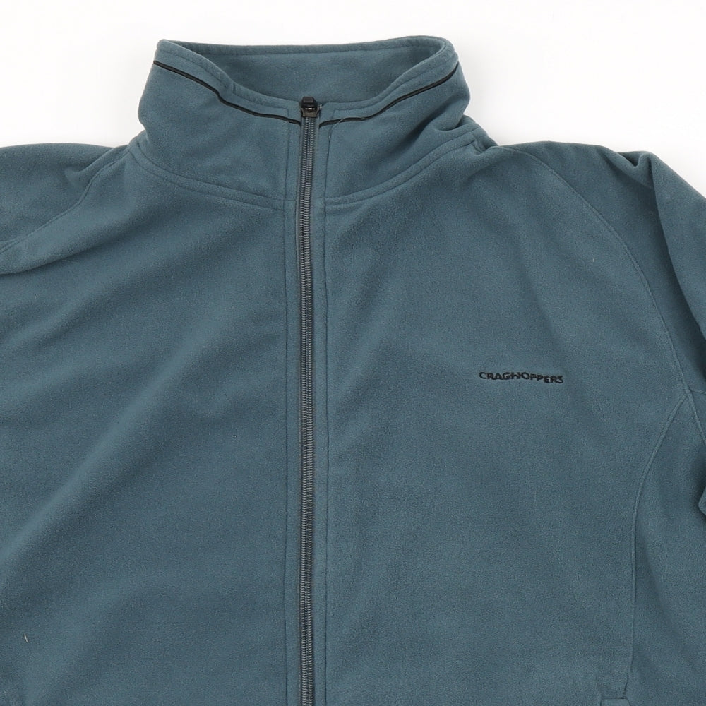 Craghoppers Mens Blue  Fleece Full Zip Hoodie Size M