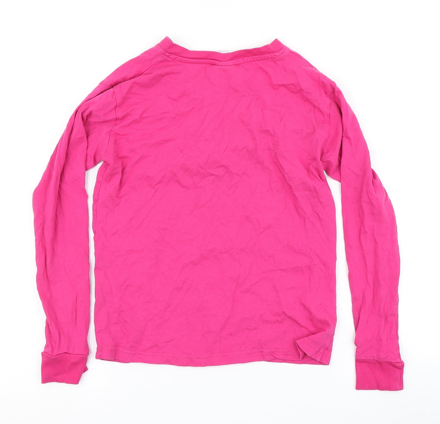 The Pyjama Factory Girls Pink Solid  Top Pyjama Top Size 7-8 Years