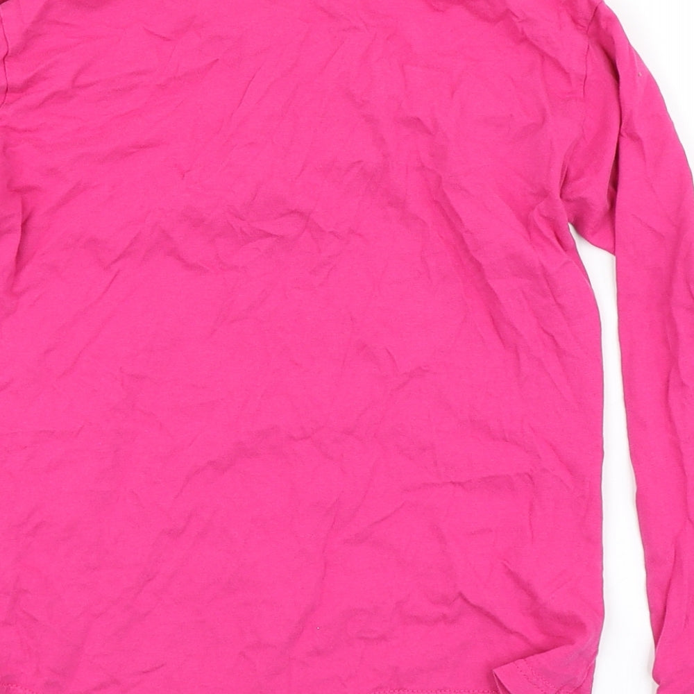 The Pyjama Factory Girls Pink Solid  Top Pyjama Top Size 7-8 Years