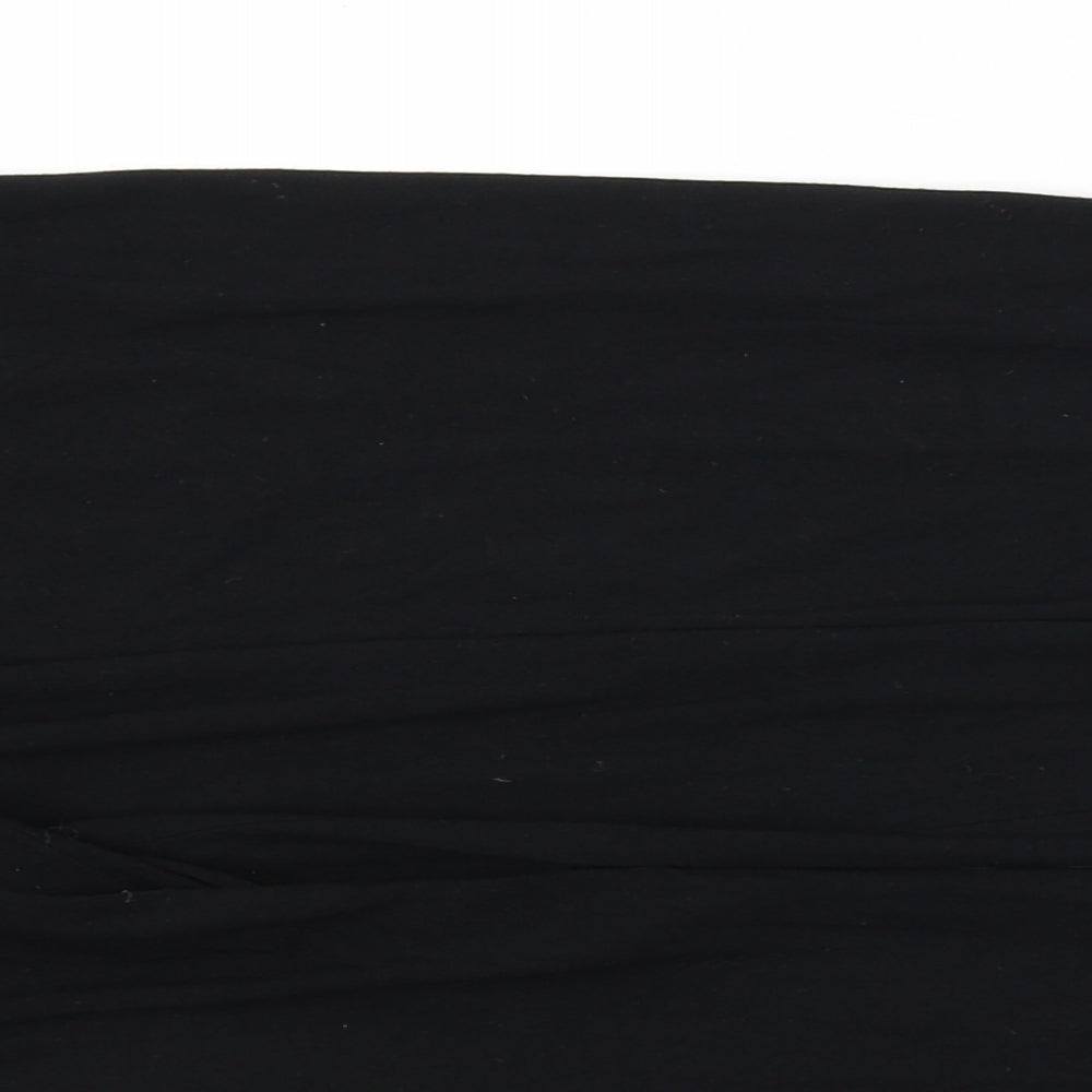 NEXT Womens Black Solid  Top Pyjama Pants Size 16