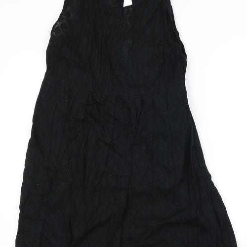 George Womens Black Argyle/Diamond  Skater Dress  Size 14